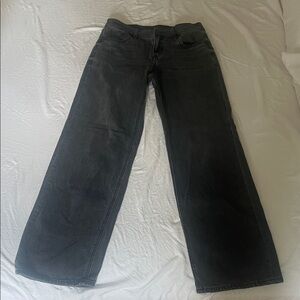 American Eagle Outfitters Women’s Dark Gray Relaxed Jeans